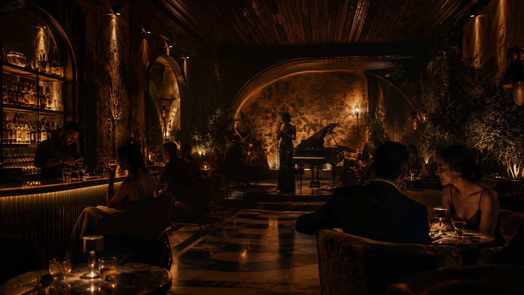 Premium nightlife visual used as a supporting image for the investment section.